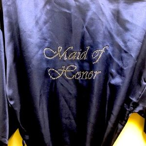 Maid of Honor Silk Robe